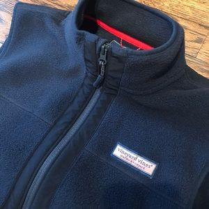 Vineyard Vines - Navy fleece vest
